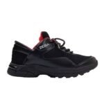 Red & Black Lightweight Knit Running Sneakers - Image 4