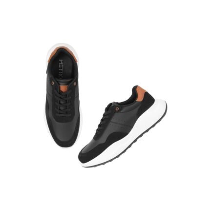 Men’s Black Premium Comfort Sneakers