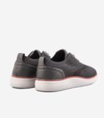 Men’s Knit Casual Sneakers – Grey & White - Image 3