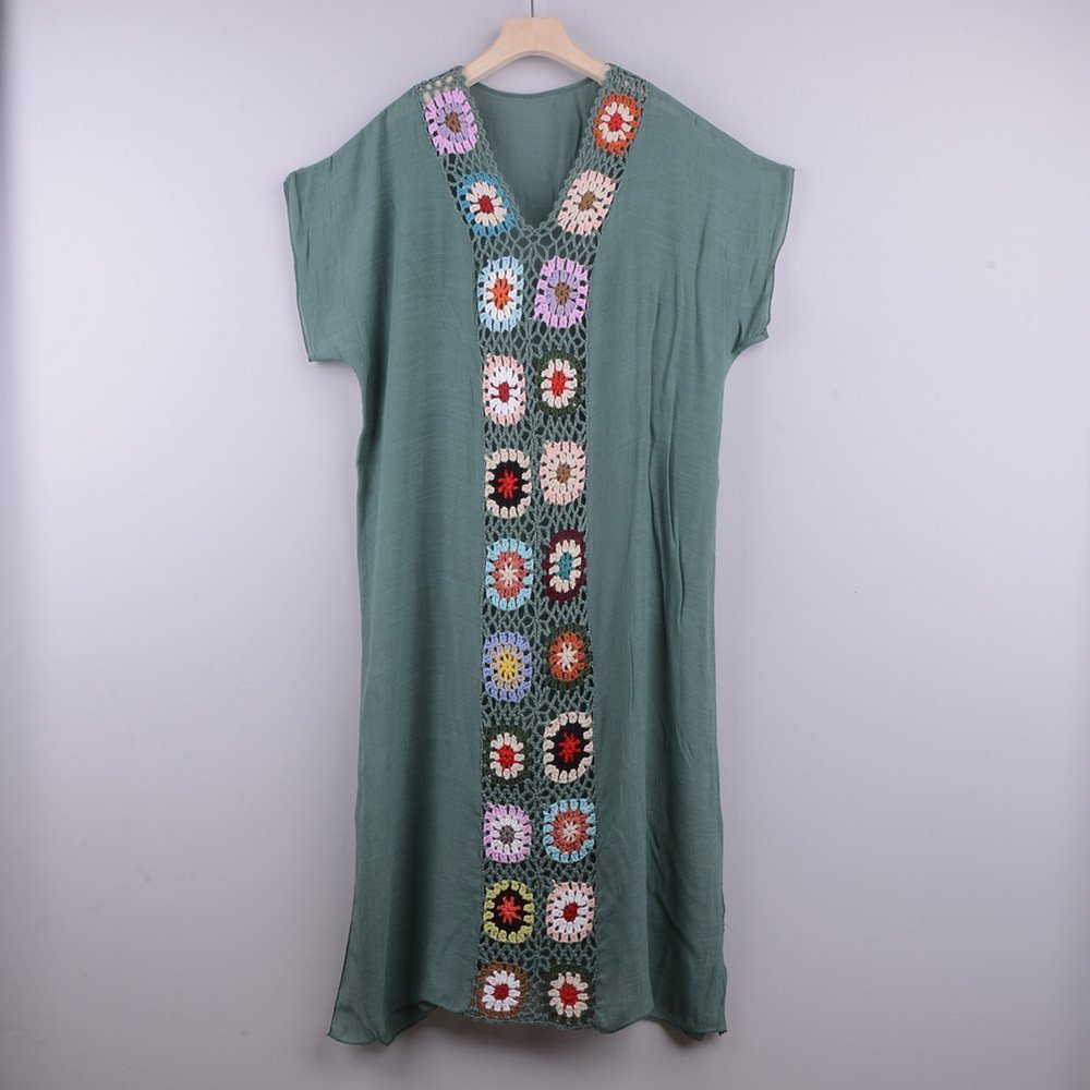 Hand Crochet Stitching Dress - Image 3