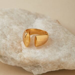 Adjustable Irregular Polished Index Finger Ring