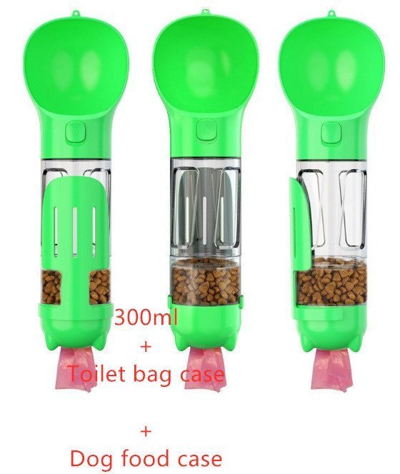 Pet Water Bottle Feeder Bowl Garbage Bag Storage Portable Pet Outdoor Travel 3 In 1 Dog Water Bottle - Image 4