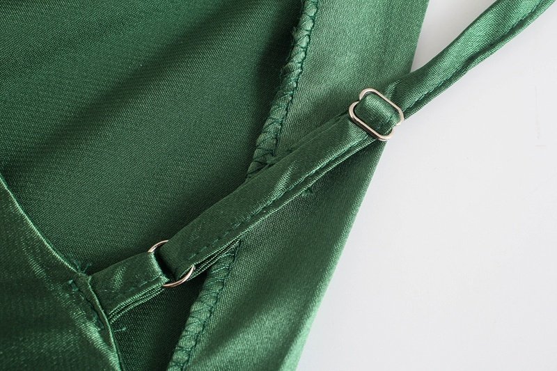 Women's Sexy Pleated Decorative Underwear Style Casual Dress - Image 4