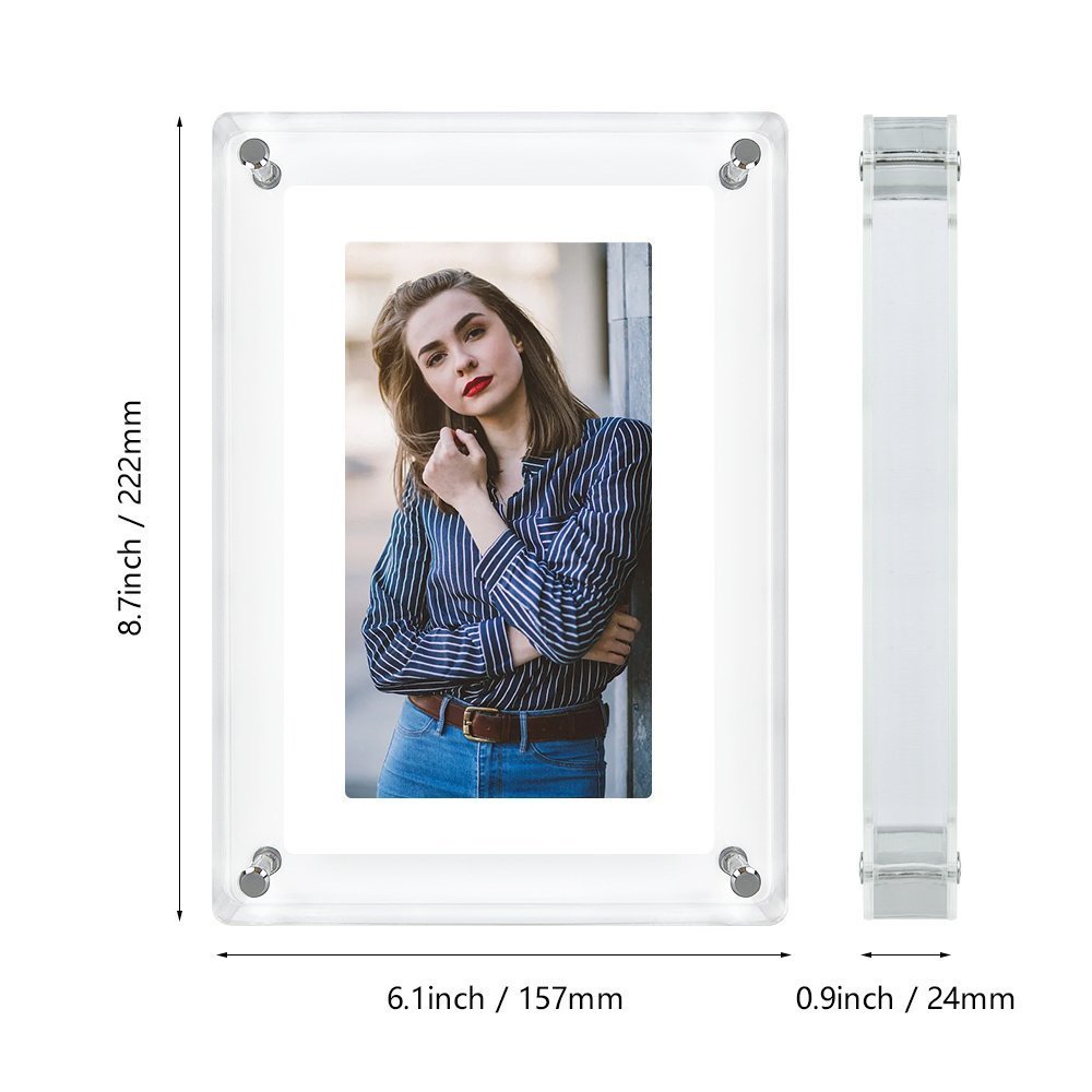 7 Inch 4GB IPS Screen Video Acrylic Portaretratos Digitales Digital Photo Picture Wifi Frame Signage Racks - Image 3
