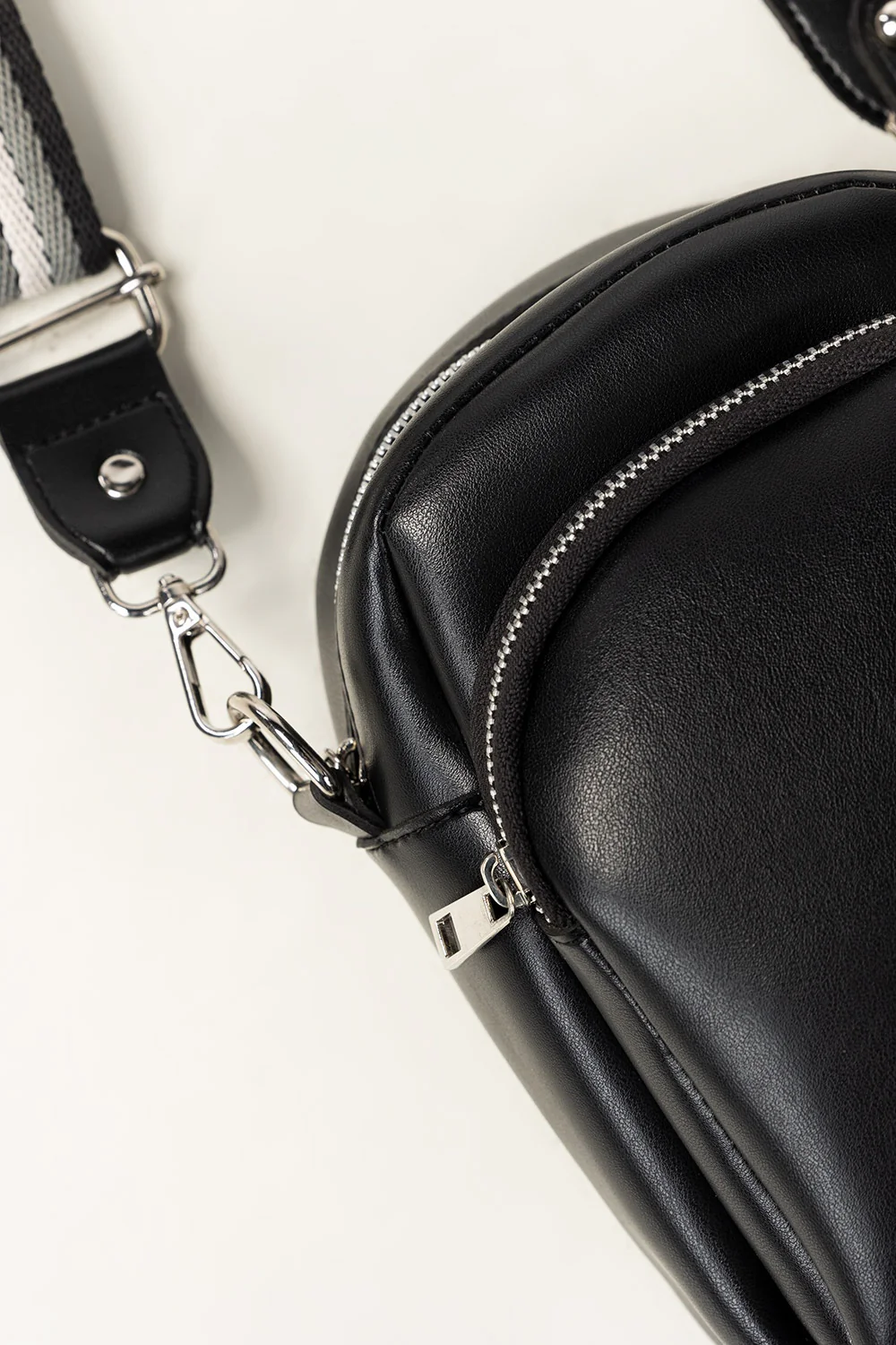 Cross Body Black Bag - Image 2
