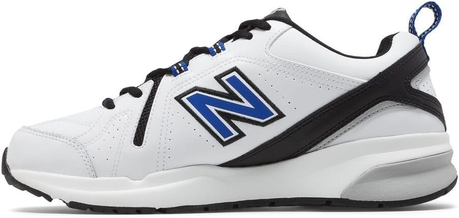 Footfinity Men’s White Blue Black Cross Trainer Sneakers