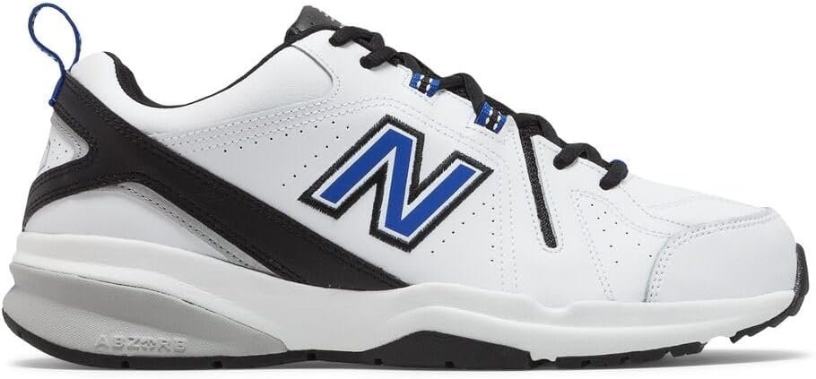 Footfinity Men’s White Blue Black Cross Trainer Sneakers - Image 3