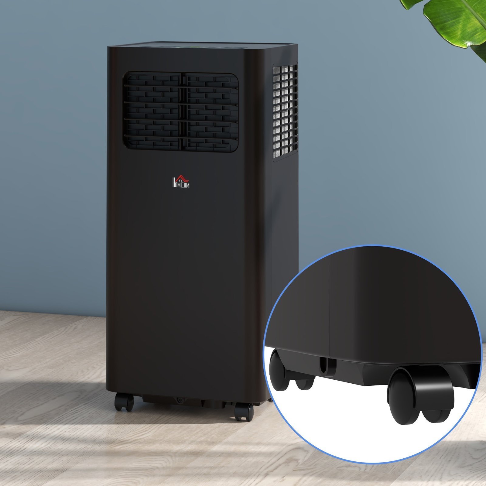 8000 BTU Mobile Air Conditioner, 345 Sq. Ft., AC Unit with Dehumidifier, Sleep, 24H Timer On/Off, Window Kit, Black - Image 2