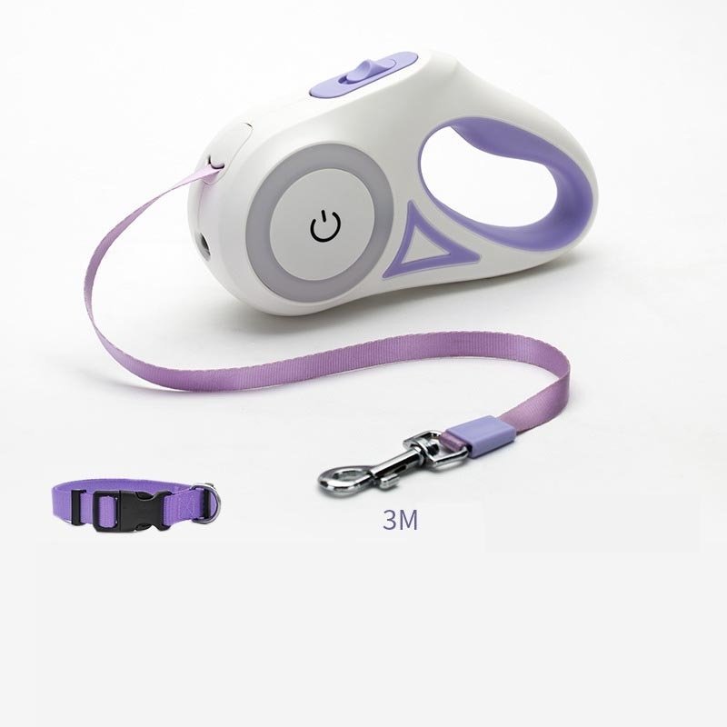 Dog Leash Retractable Leash And Dog Collar Spotlight Automatic Pet Dog Cat Traction Rope For Small Medium Dogs Pet Product - Image 9