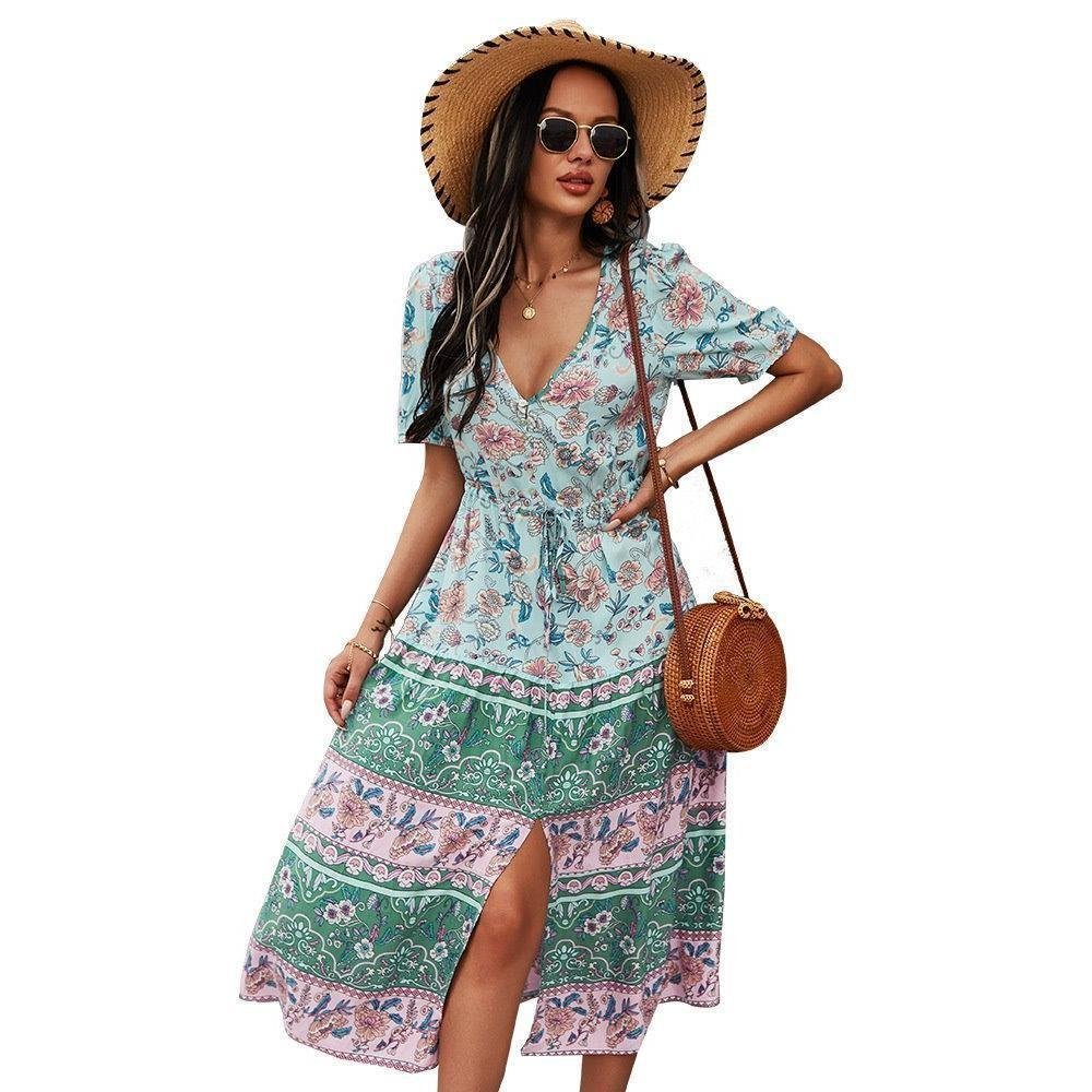 Summer Women's Dress Holiday Style Dress - Image 5