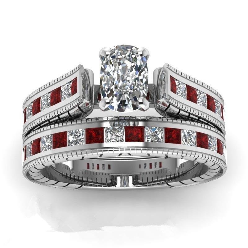Ruby Women's Diamond Ring - Image 4