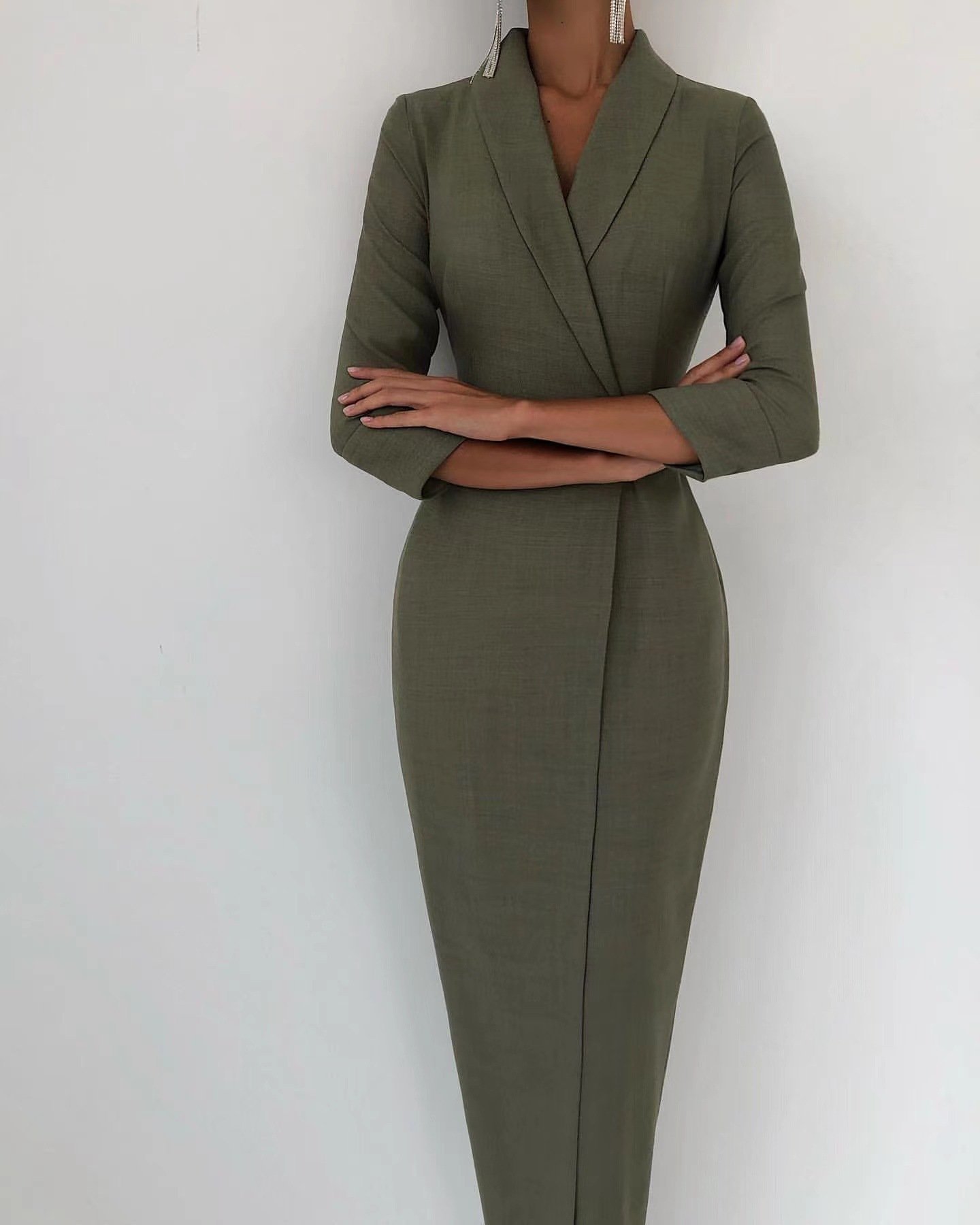 Women's Fashion Lace Commuter Dress