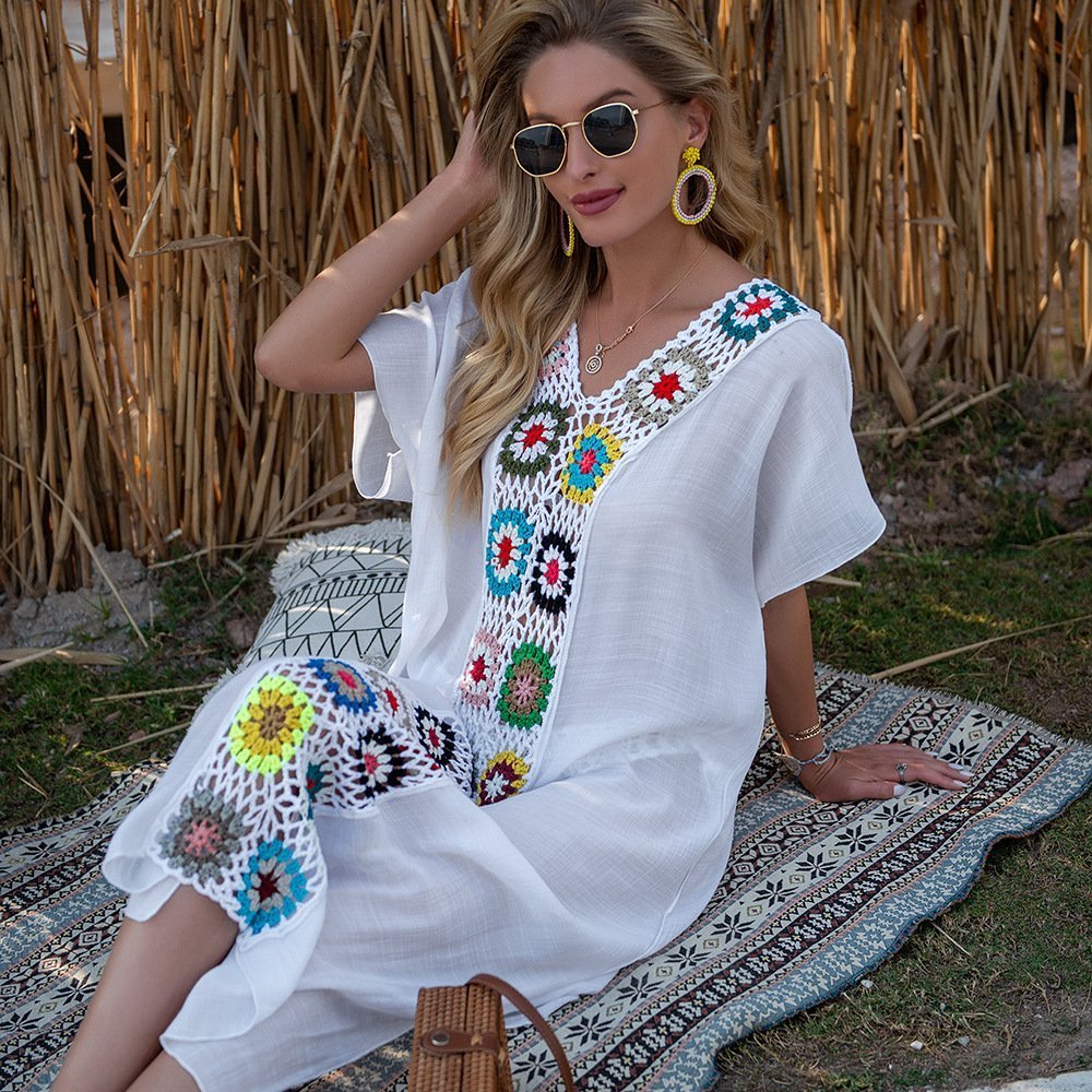 Hand Crochet Stitching Dress