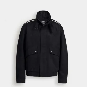 Men’s Suede Bomber Jacket