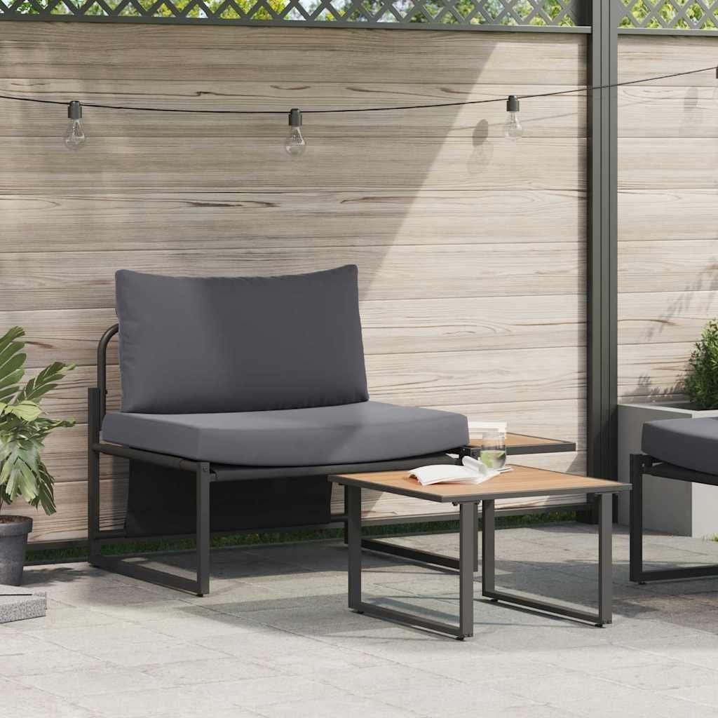Garden Sofa Set 2 pcs Anthracite Garden Sofa Set 2 - Image 2