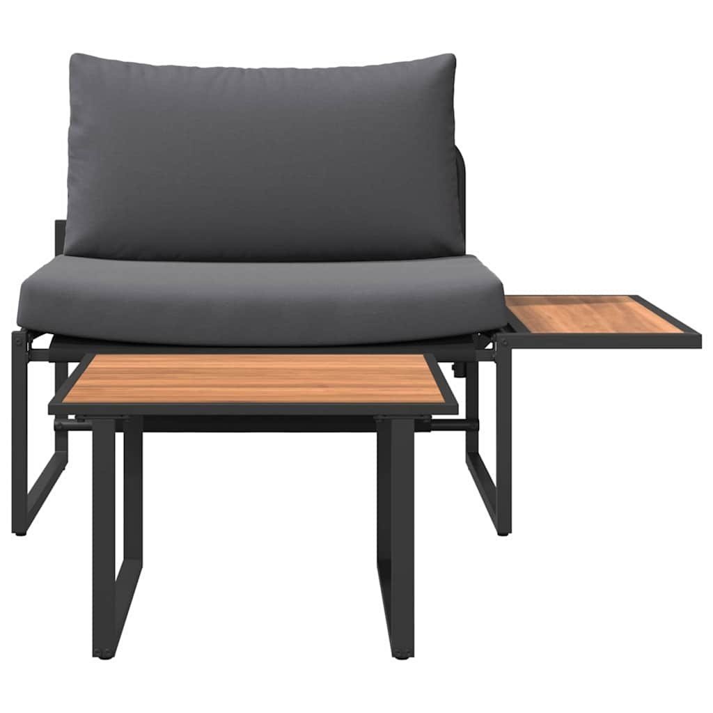Garden Sofa Set 2 pcs Anthracite Garden Sofa Set 2 - Image 8
