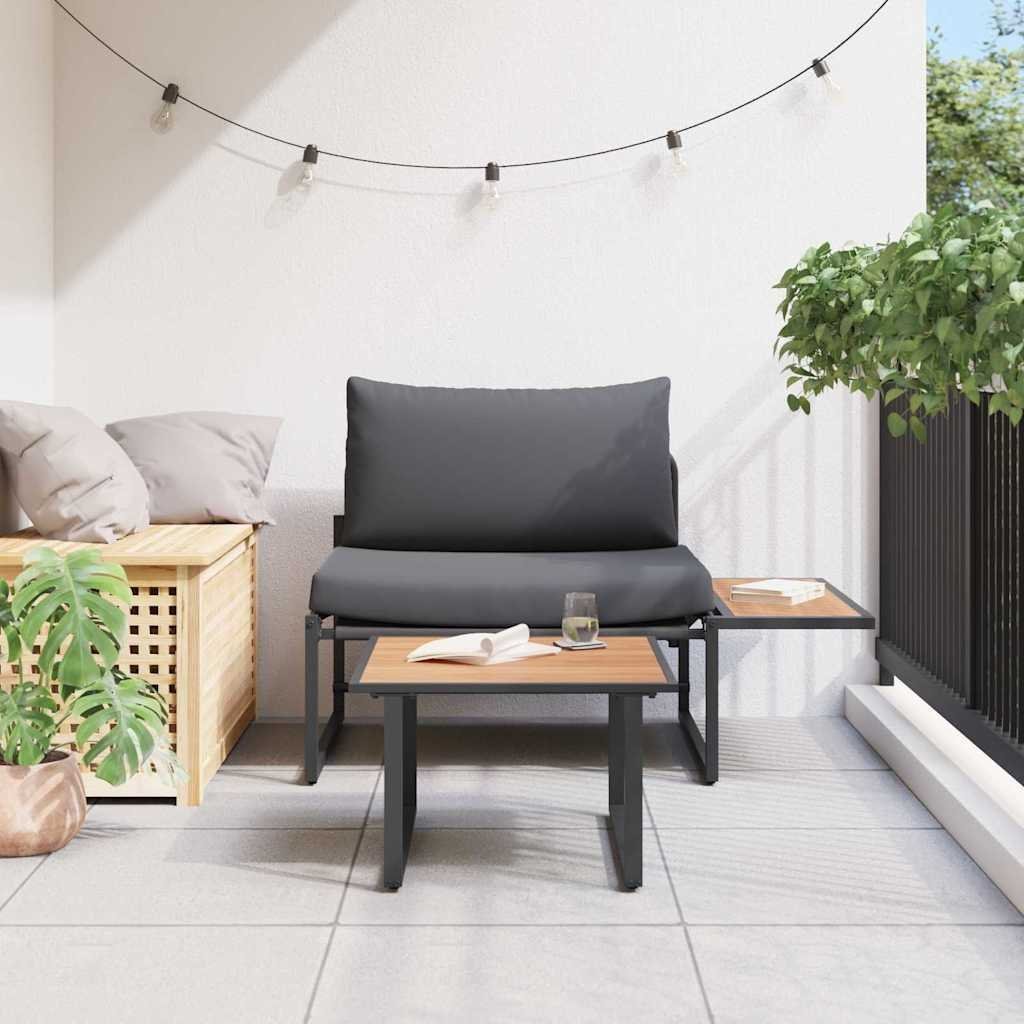 Garden Sofa Set 2 pcs Anthracite Garden Sofa Set 2 - Image 3