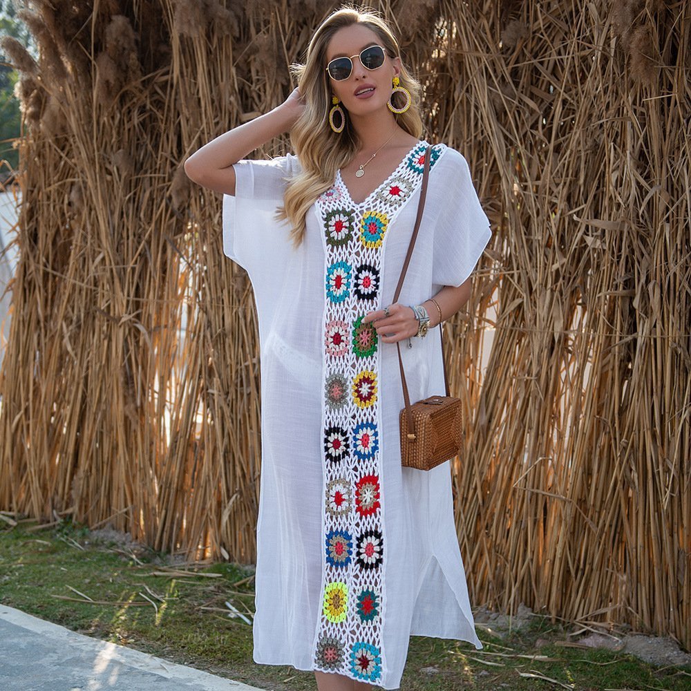 Hand Crochet Stitching Dress - Image 2