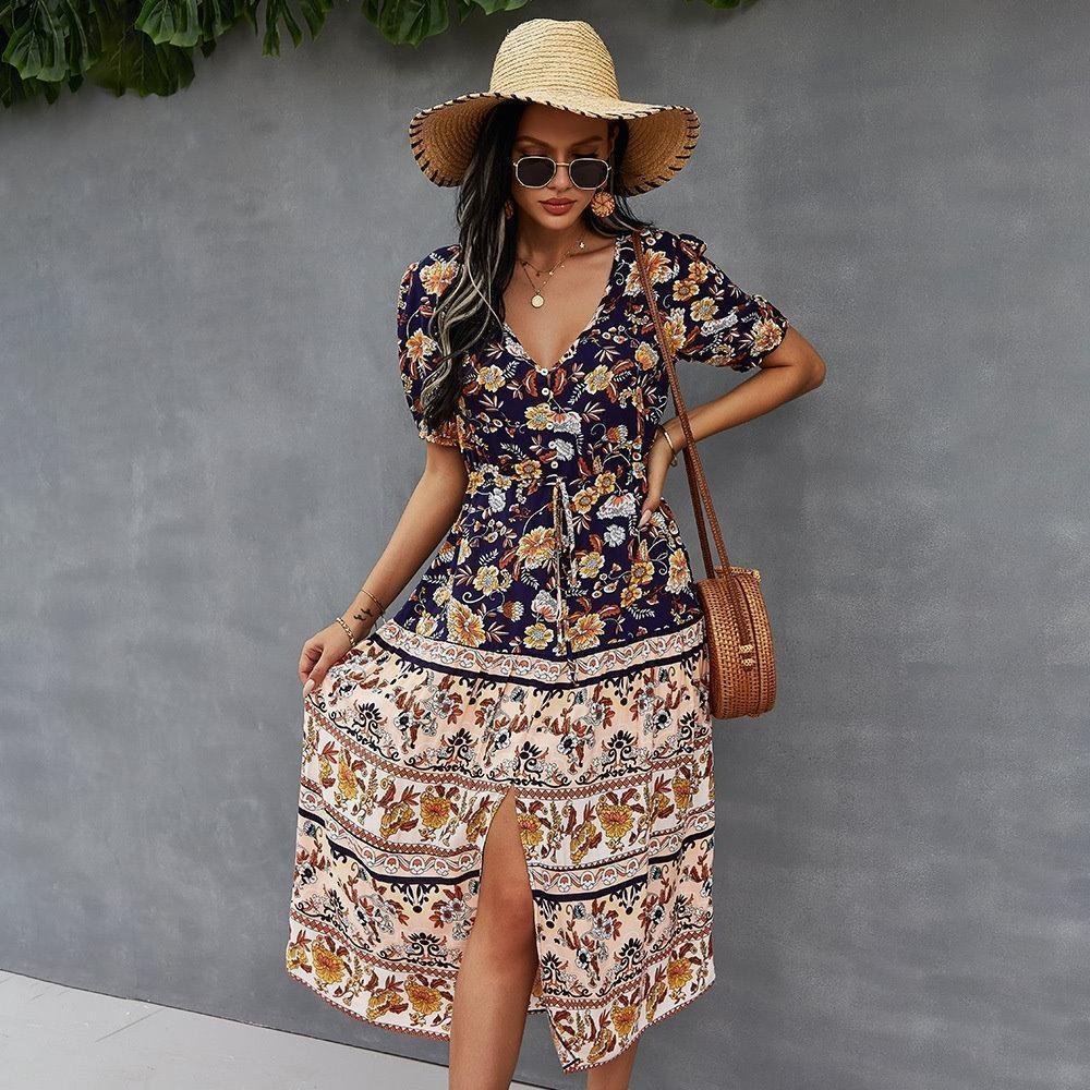 Summer Women's Dress Holiday Style Dress - Image 4