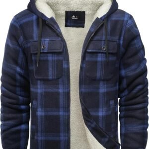 Arctic Plaid Sherpa Hoodie